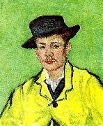portratt av armand roulin, Vincent Van Gogh